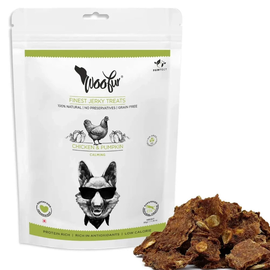 Pawfect Woofur Chicken & Pumpkin Jerky